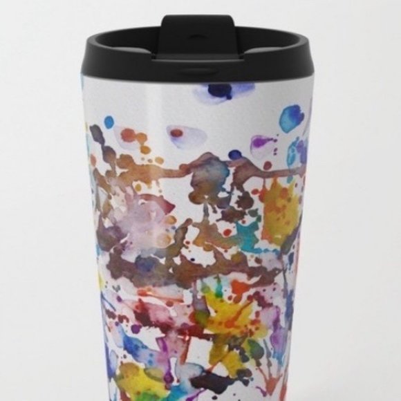 15 oz. Travel Cup Featuring Artwork of Noora Elkoussy, HOME - Picture 2 of 3